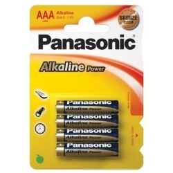 Bateria alkaiczna LR03E PANASONIC 1,5V 4szt AAA
