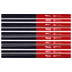 Ołówek techniczny budowlany czerwony niebieski 12 sztuk NEO