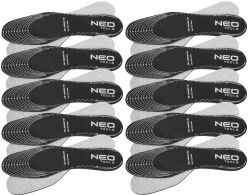 Wkładki do butów uniwersalne z aktywnym węglem do docięcia 10par NEO
