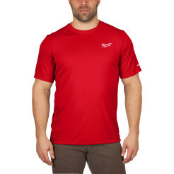 Koszulka Lekka koszulka robocza z krótkim rękawem - czerwona MILWAUKEE WWSSRD-XL